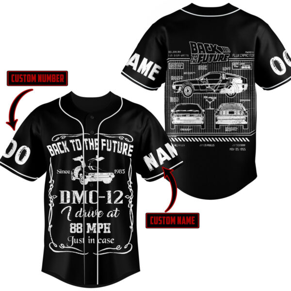 Back To The Future Baseball Jersey For Men Women And Kids Gift for Fans