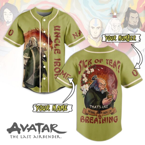 Avatar the Last Airbender Baseball Jersey For Men Women And Kids Gift for Fans
