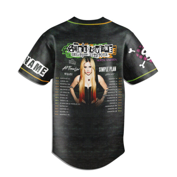 Avril Lavigne Baseball Jersey For Men Women And Kids Gift for Fans