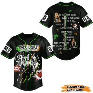 Avril Lavigne Baseball Jersey For Men Women And Kids Gift for Fans