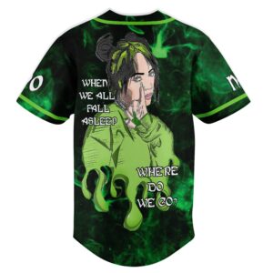 Billie Eilish Baseball Jersey For Men Women And Kids 1