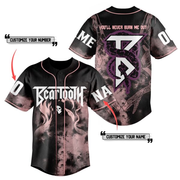 Beartooth Baseball Jersey For Men Women And Kids Gift for Fans