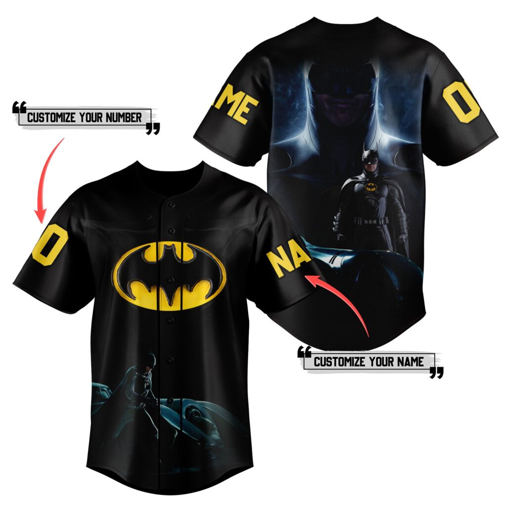 Batman Baseball Jersey For Men Women And Kids Gift for Fans Batman Baseball Jersey For Men Women And Kids Gift for Fans