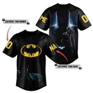 Batman Baseball Jersey For Men Women And Kids Gift for Fans