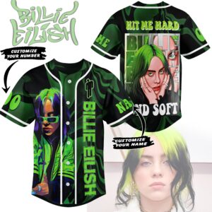 Billie Eilish Baseball Jersey For Men Women And Kids