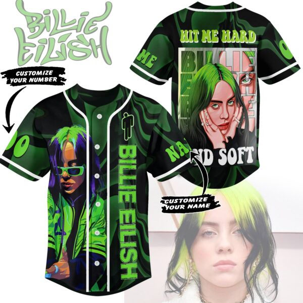 Billie Eilish Baseball Jersey For Men Women And Kids