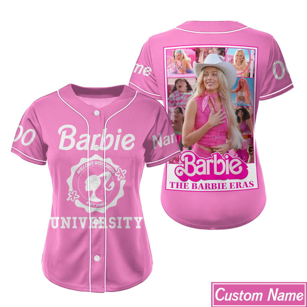 Barbie Baseball Jersey For Men Women And Kids Gift for Fans Barbie Baseball Jersey For Men Women And Kids Gift for Fans