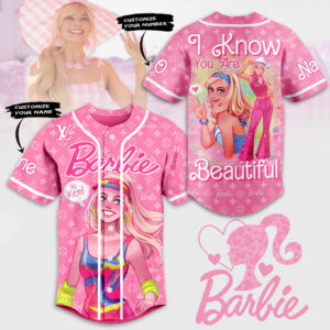 Barbie Baseball Jersey For Men Women And Kids Gift for Fans