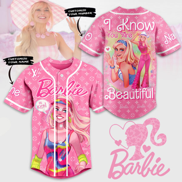 Barbie Baseball Jersey For Men Women And Kids Gift for Fans