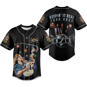 Band Keeping It Real Gift for Fans Tesla Baseball Jersey For Men Women And Kids Gift for Fans