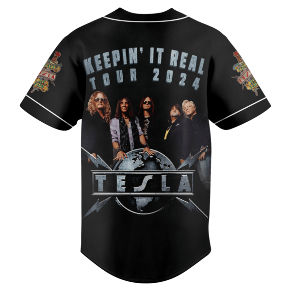 Band Keeping It Real Gift for Fans Tesla Baseball Jersey For Men Women And Kids Gift for Fans