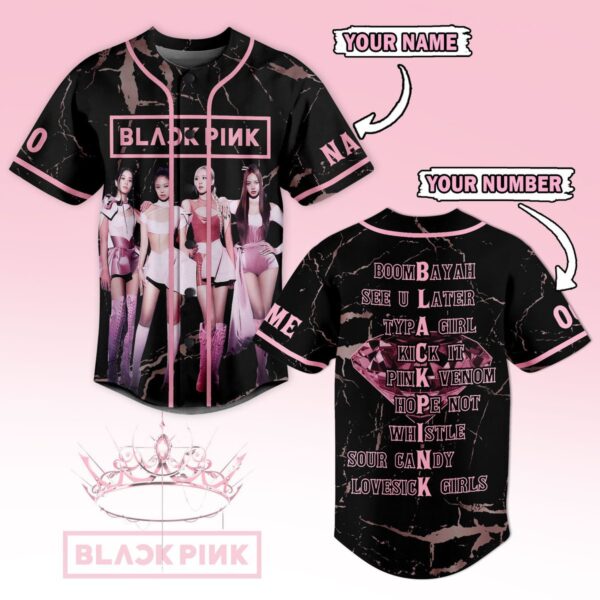 Blackpink Baseball Jersey For Men Women And Kids Gift for Fans