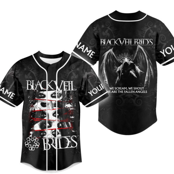 Black Veil Brides Baseball Jersey For Men Women And Kids Gift for Fans