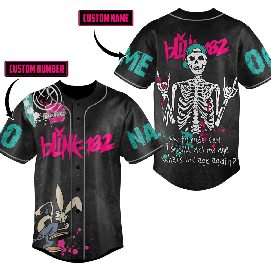 Blink Gift for Fans Baseball Jersey For Men Women And Kids Gift for Fans Blink Gift for Fans Baseball Jersey For Men Women And Kids Gift for Fans