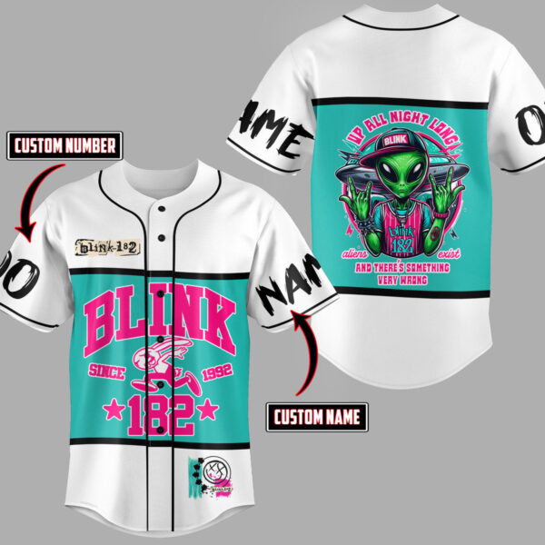 Blink Gift for Fans Baseball Jersey For Men Women And Kids Gift for Fans