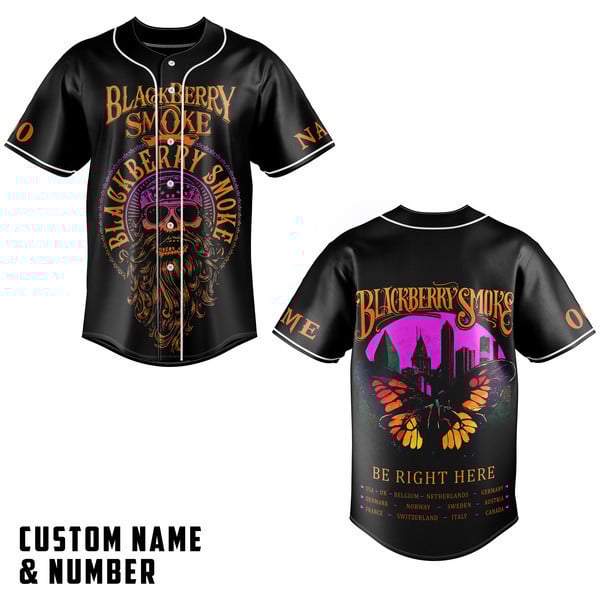 Blackberry Smoke Baseball Jersey For Men Women And Kids Gift for Fans Blackberry Smoke Baseball Jersey For Men Women And Kids Gift for Fans