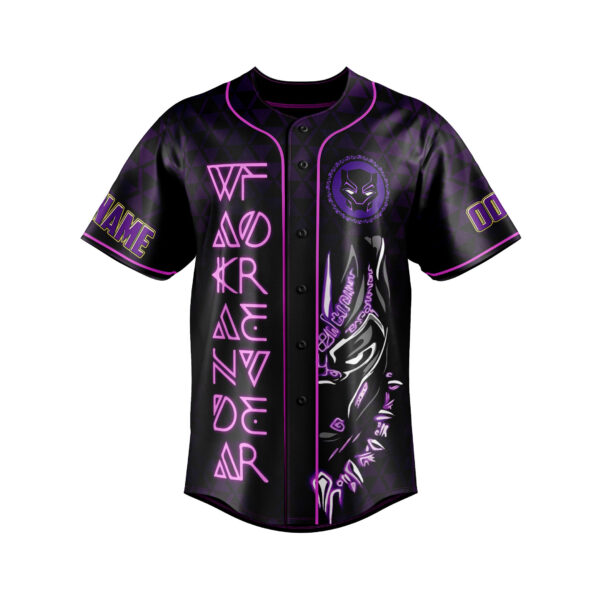 Black Panther Baseball Jersey For Men Women And Kids Gift for Fans