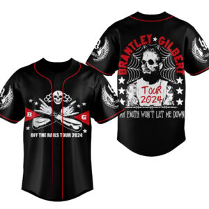 Brantley Gilbert Baseball Jersey For Men Women And Kids Gift for Fans