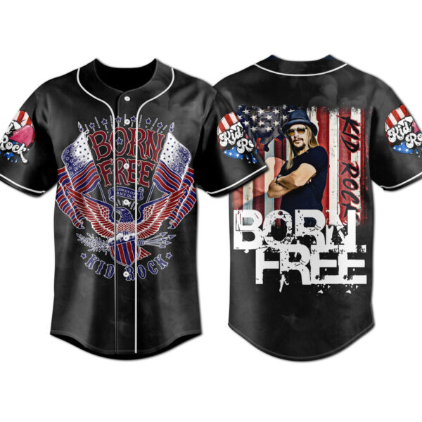 Born Free Baseball Jersey For Men Women And Kids Gift for Fans