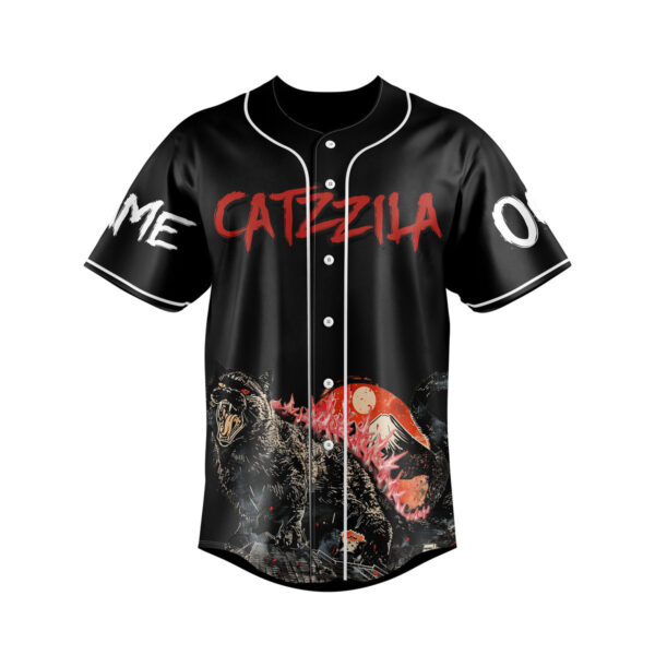 Bow to Catzilla Baseball Jersey For Men Women And Kids Gift for Fans