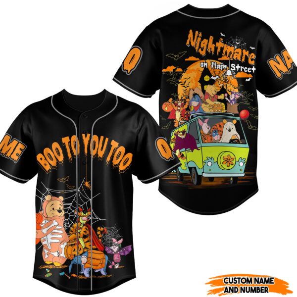Boo to You Too! Winnie the Pooh Baseball Jersey For Men Women And Kids