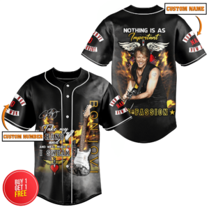 Bon Jovi Baseball Jersey For Men Women And Kids Gift for Fans