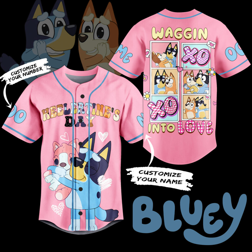 Bluey Baseball Jersey For Men Women And Kids Gift for Fans Bluey Baseball Jersey For Men Women And Kids Gift for Fans