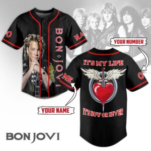 Bon Jovi Baseball Jersey For Men Women And Kids Gift for Fans