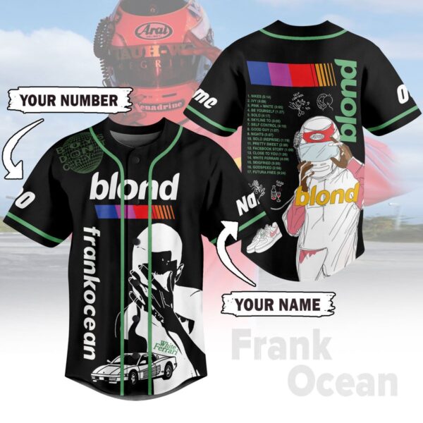 Blond Frankocean Baseball Jersey For Men Women And Kids Gift for Fans