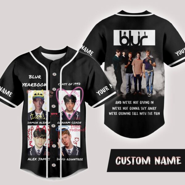 Blur Yearbook Baseball Jersey For Men Women And Kids Gift for Fans