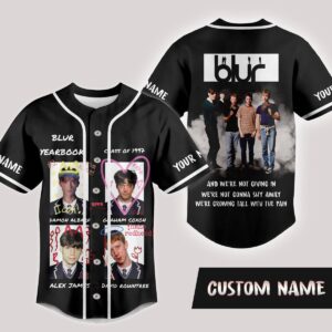 Blur Yearbook Baseball Jersey For Men Women And Kids Gift for Fans 3