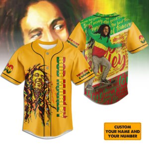 Bob Marley Baseball Jersey For Men Women And Kids Gift for Fans