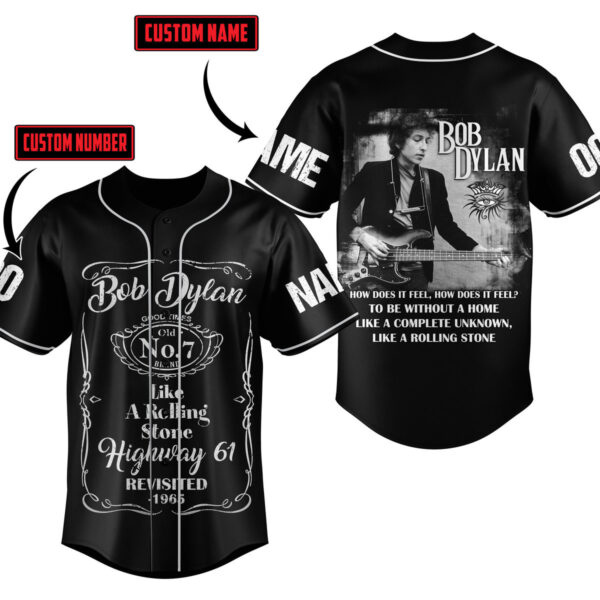 Bob Dylan Baseball Jersey For Men Women And Kids Gift for Fans