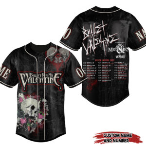 Bullet for My Valentine Baseball Jersey For Men Women And Kids Gift for Fans