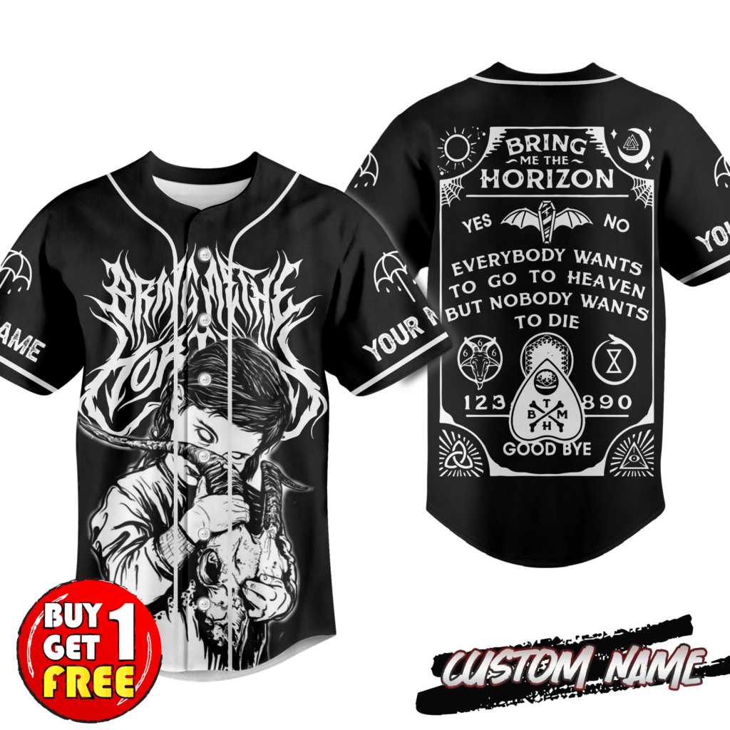 Bring Me The Horizon Baseball Jersey For Men Women And Kids Gift for Fans Bring Me The Horizon Baseball Jersey For Men Women And Kids Gift for Fans