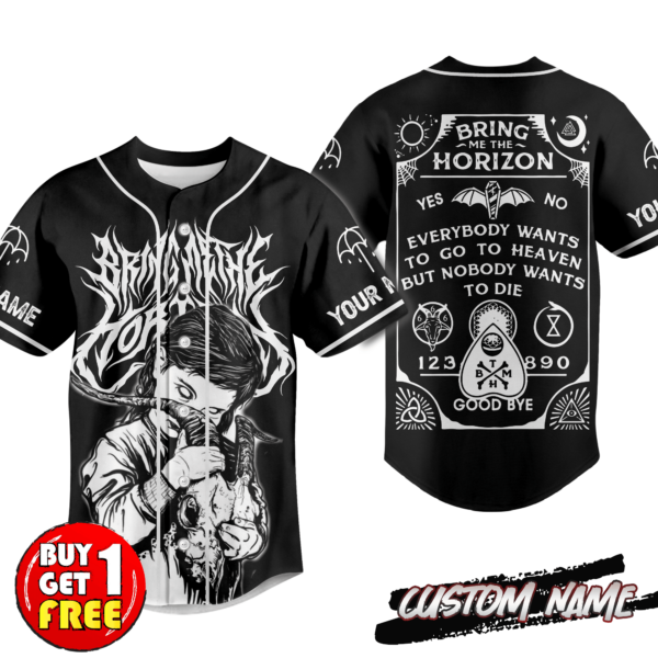 Bring Me The Horizon Baseball Jersey For Men Women And Kids Gift for Fans