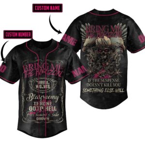 Bring Me the Horizon Baseball Jersey For Men Women And Kids Gift for Fans