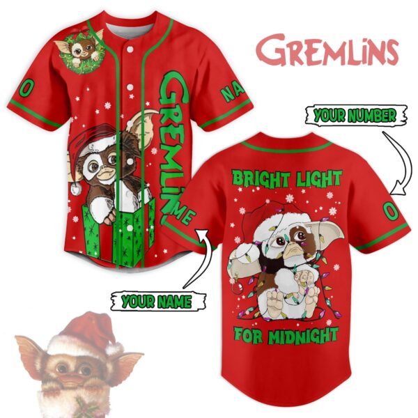 Bright Light For Midnight Gremlins Baseball Jersey For Men Women And Kids Gift for Fans