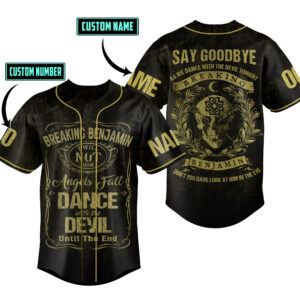 Breaking Benjamin Baseball Jersey For Men Women And Kids Gift for Fans 1
