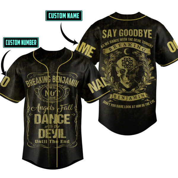 Breaking Benjamin Baseball Jersey For Men Women And Kids Gift for Fans