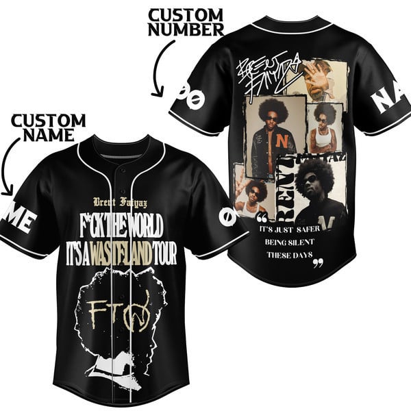 Brent Faiyaz Baseball Jersey For Men Women And Kids Gift for Fans Brent Faiyaz Baseball Jersey For Men Women And Kids Gift for Fans