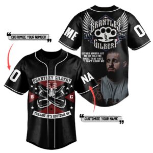 Brantley Gilbert Baseball Jersey For Men Women And Kids Gift for Fans