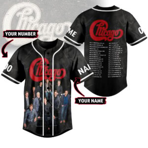 Chicago Band Baseball Jersey For Men Women And Kids Gift for Fans