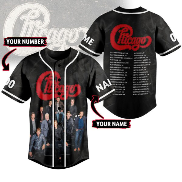 Chicago Band Baseball Jersey For Men Women And Kids Gift for Fans