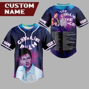 Charlie Puth Baseball Jersey For Men Women And Kids Gift for Fans