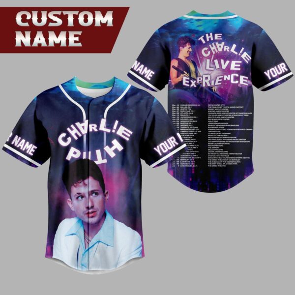 Charlie Puth Baseball Jersey For Men Women And Kids Gift for Fans