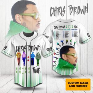 Chris Brown Baseball Jersey For Men Women And Kids Gift for Fans