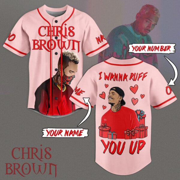 Chris Brown Baseball Jersey For Men Women And Kids Gift for Fans