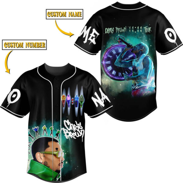 Chris Brown Baseball Jersey For Men Women And Kids Gift for Fans