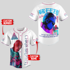 Chris Brown Baseball Jersey For Men Women And Kids Gift for Fans